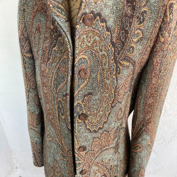 Carlisle Wool and Silk Vintage Coat - Picture 3 of 10